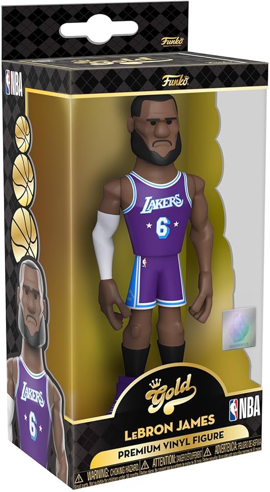 Amazon.com: Funko Pop! Gold NBA: Lakers - Lebron James (City) 5