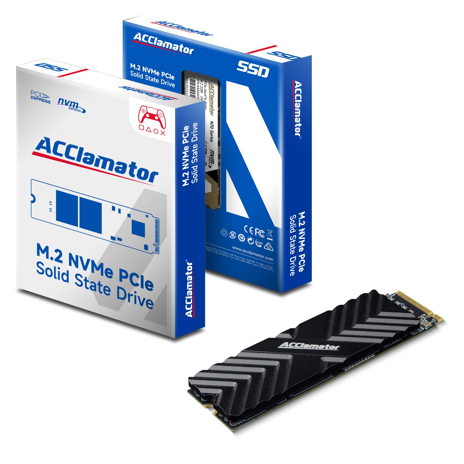 Amazon.co.jp: Acclamator 2TB PCIe Gen4x4 NVMe PS5 SSD M.2 2280