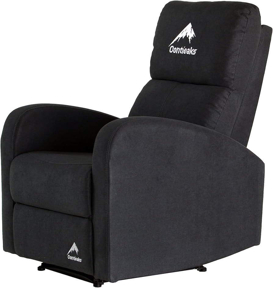 Amazon｜Contieaks 電動 リクライニングチェア ファブリック グレー 灰