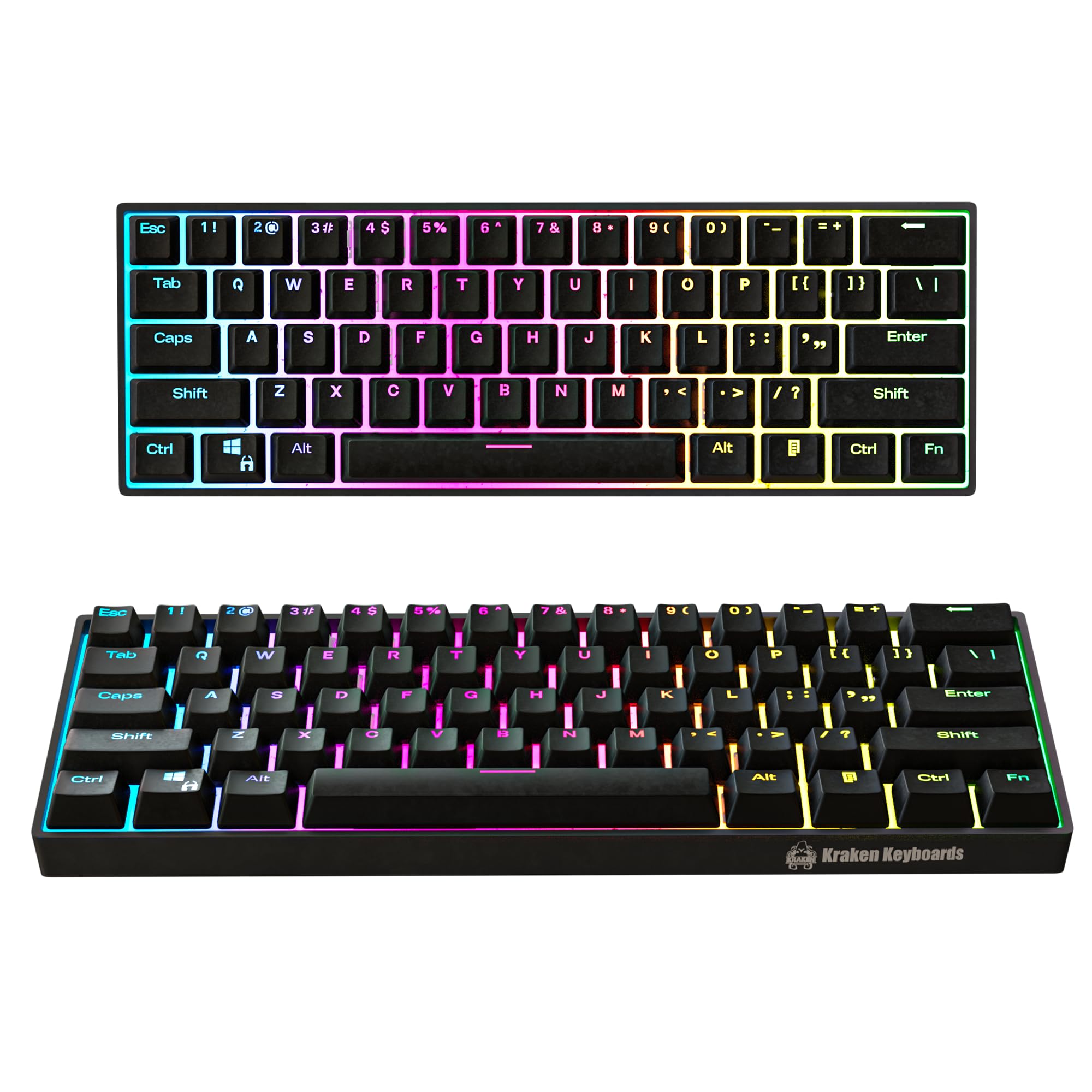 Amazon.com: Kraken Keyboards Pro 60 Percent Keyboard 60% Gaming