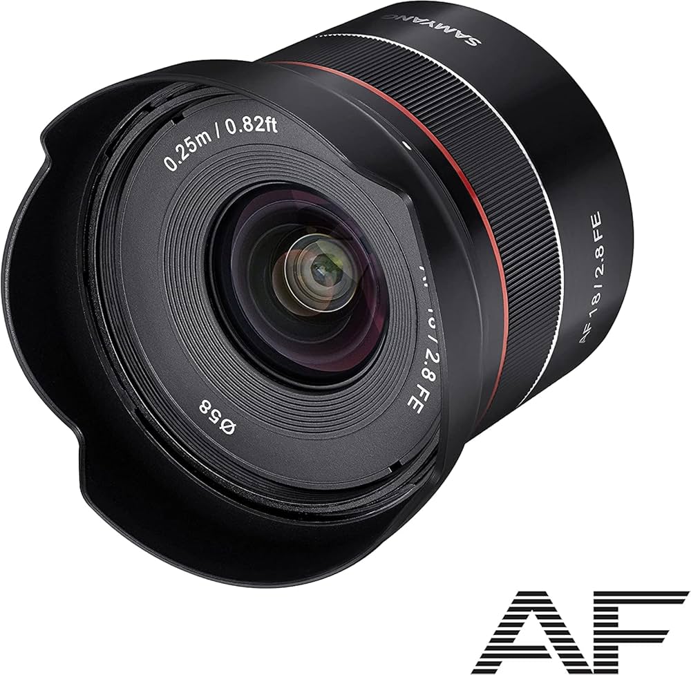 Amazon.co.jp: SAMYANG 単焦点広角レンズ AF 18mm F2.8 FE ソニーαE用