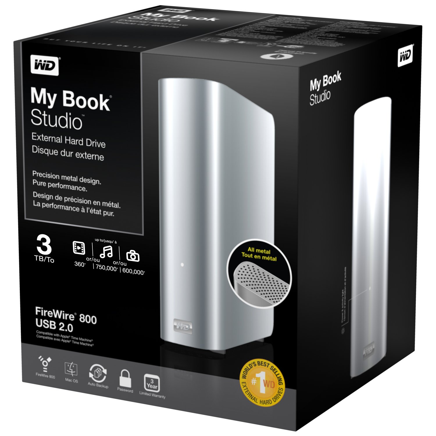 Amazon.com: WD My Book Studio 3 TB FireWire 800 External Hard