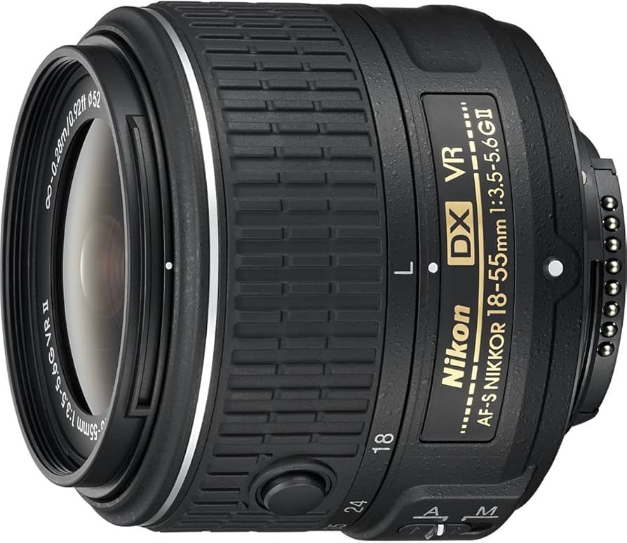 Nikon 18-55mm f/3.5-5.6G VR II AF-S DX NIKKOR Zoom Lens - White