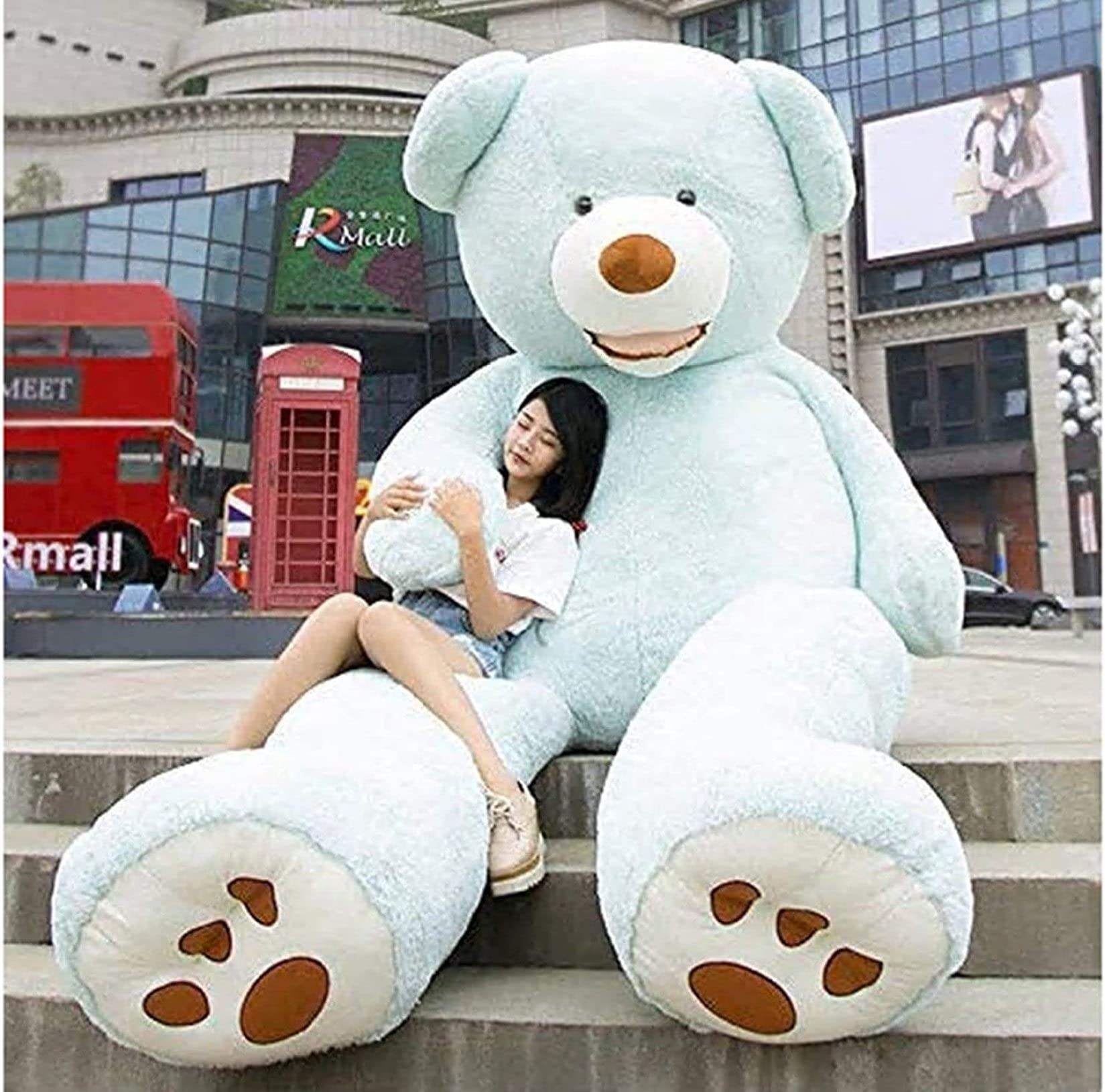 Amazon.co.jp: クッション クマぬいぐるみ 特大 くま/テディベア