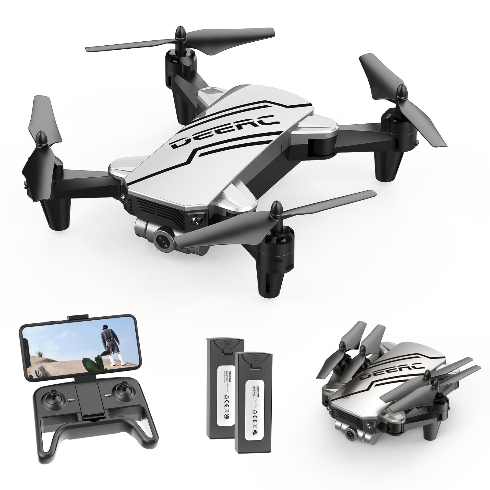 Amazon.com: DEERC D20 Mini Drone for Kids with 720P HD FPV Camera