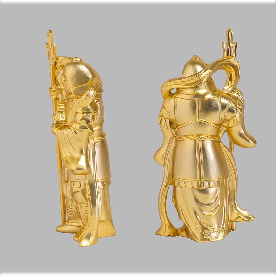 Amazon｜開運七福神 毘沙門天 （金メッキ/24金）仏師：牧田秀雲 原型＿