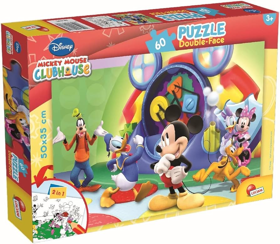 Amazon.com: Disney 47895 Puzzle Df Plus Mickey, Size-50 x 35 cm