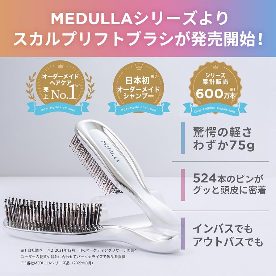 Amazon | 【驚きの頭皮密着設計】MEDULLA(メデュラ) スカルプリフト