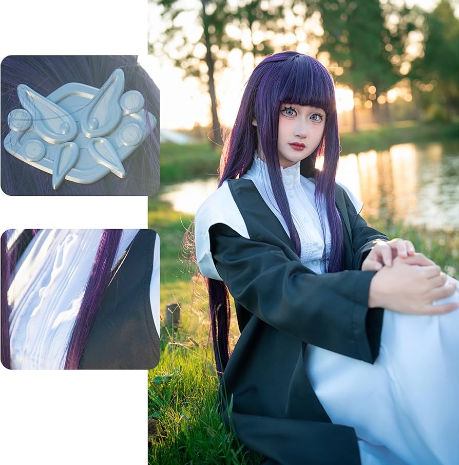 Amazon.co.jp: Plazhen 葬送のフリーレン コスプレ 衣装 フェルン 髪