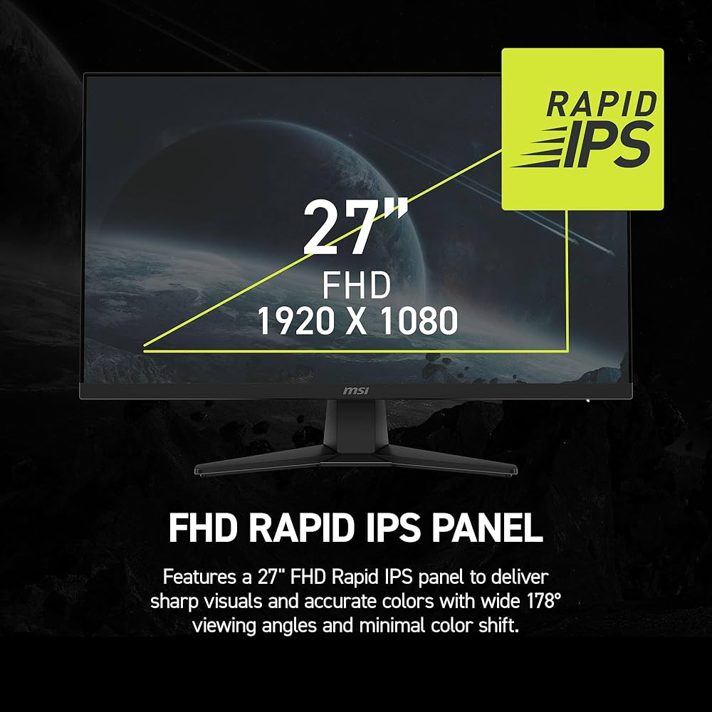 Amazon.com: msi MAG 272F 27-inch 1920 x 1080 (FHD) Gaming Office