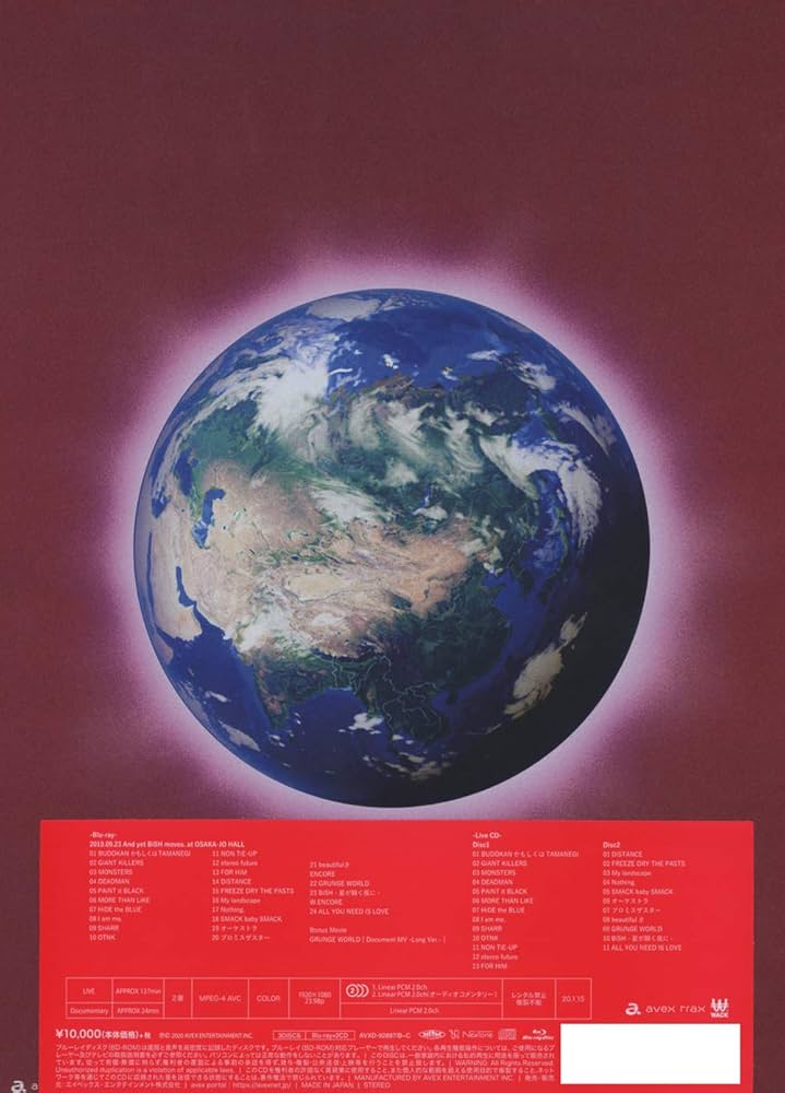 Amazon.co.jp: And yet BiSH moves.(Blu-ray Disc+CD2枚組)(初回生産