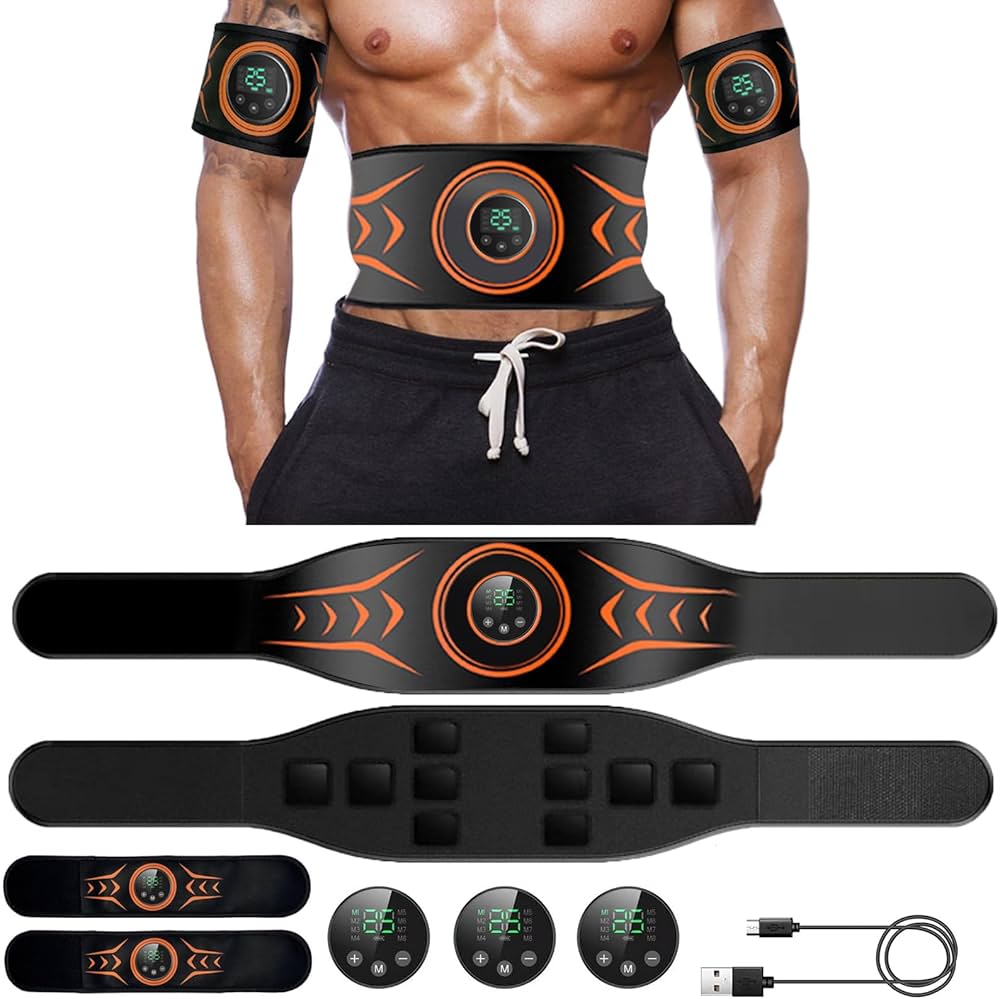 Amazon.co.jp: ZQIN EMS 腹筋ベルト 、電動腹筋トレーナー、EMS