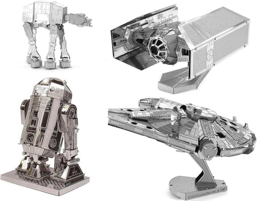 Amazon.com: Metal Earth 3D Model Kits - Star Wars Set of 4 - Darth