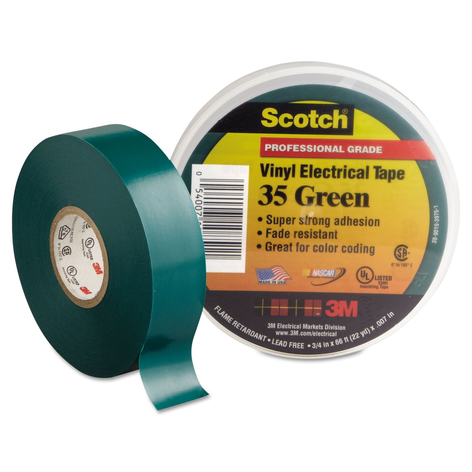 Amazon.com: 3M 10851 Scotch 35 Vinyl Electrical Color Coding Tape
