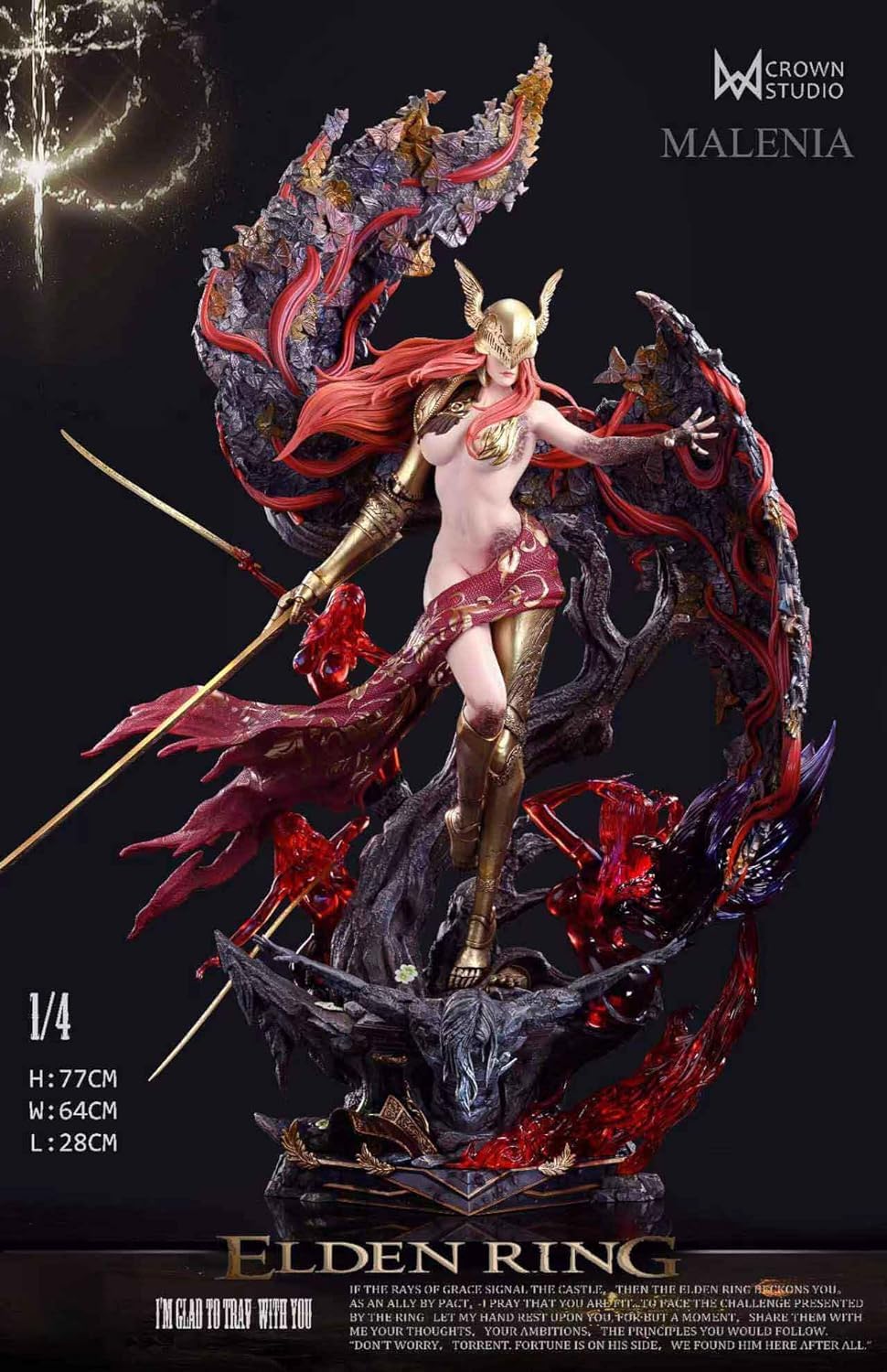 Amazon.co.jp: ミケラの刃 マレニア フィギュア 1/4スケール 塗装済み