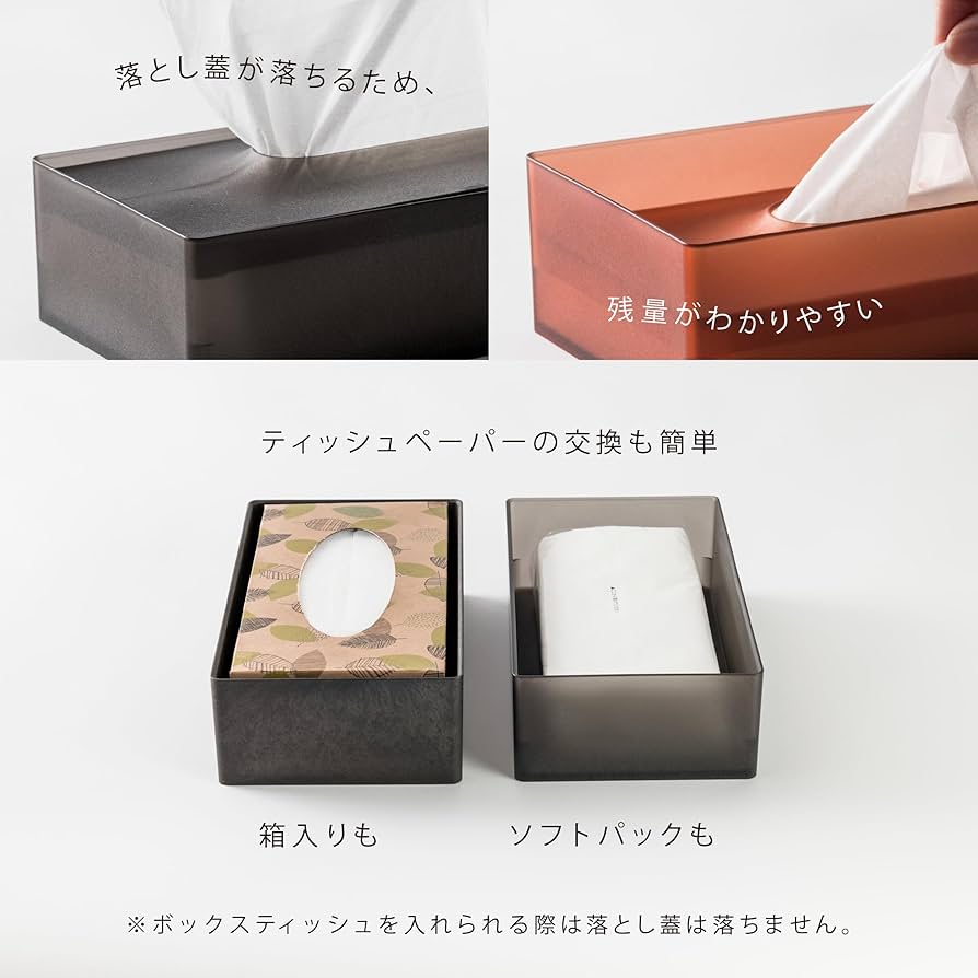 Amazon｜ONOM 取りやすい ティッシュケース ホルダー 通常サイズ 日本