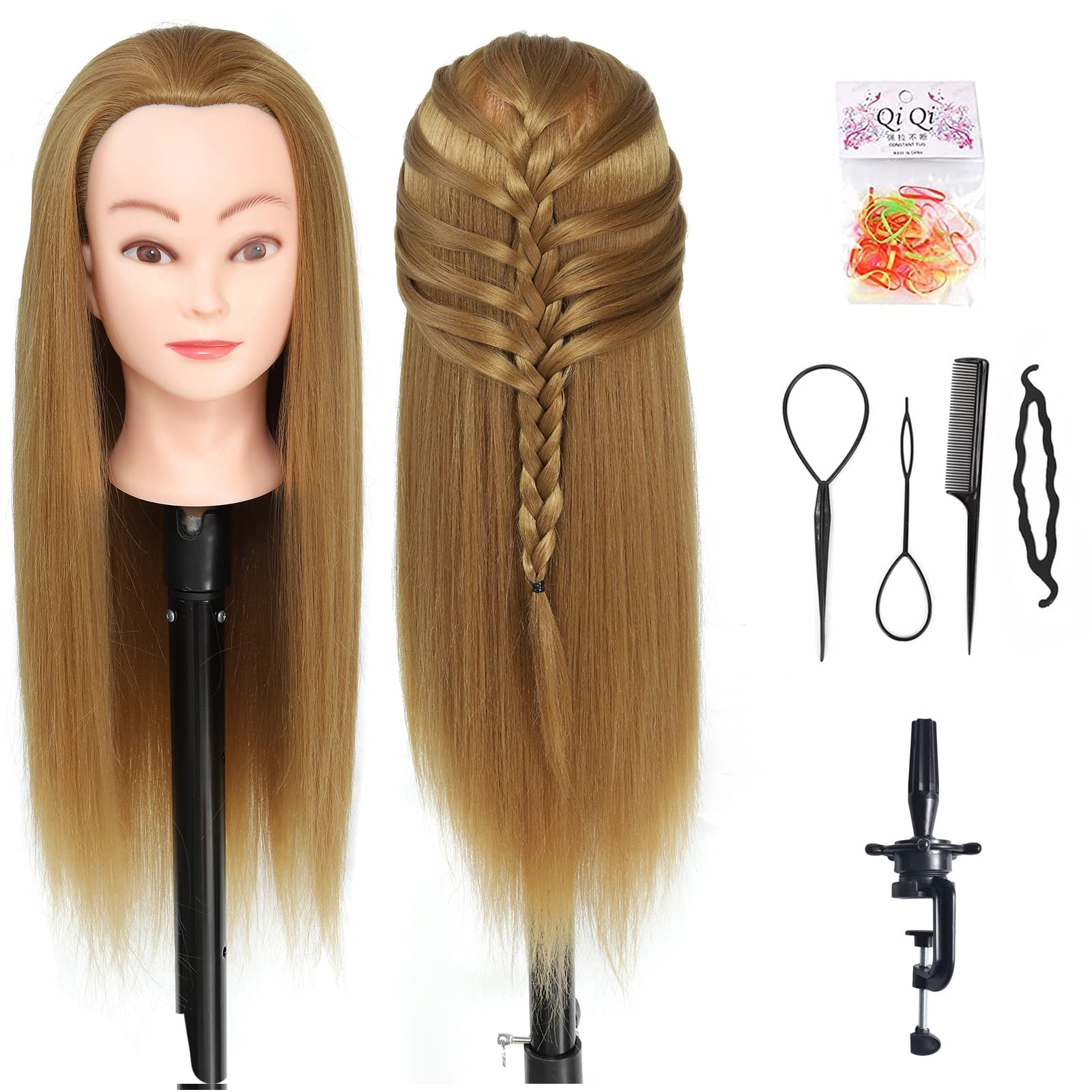 Amazon.co.jp: Ba Sha 練習用 編み込み練習用 ウィッグマネキンヘッド