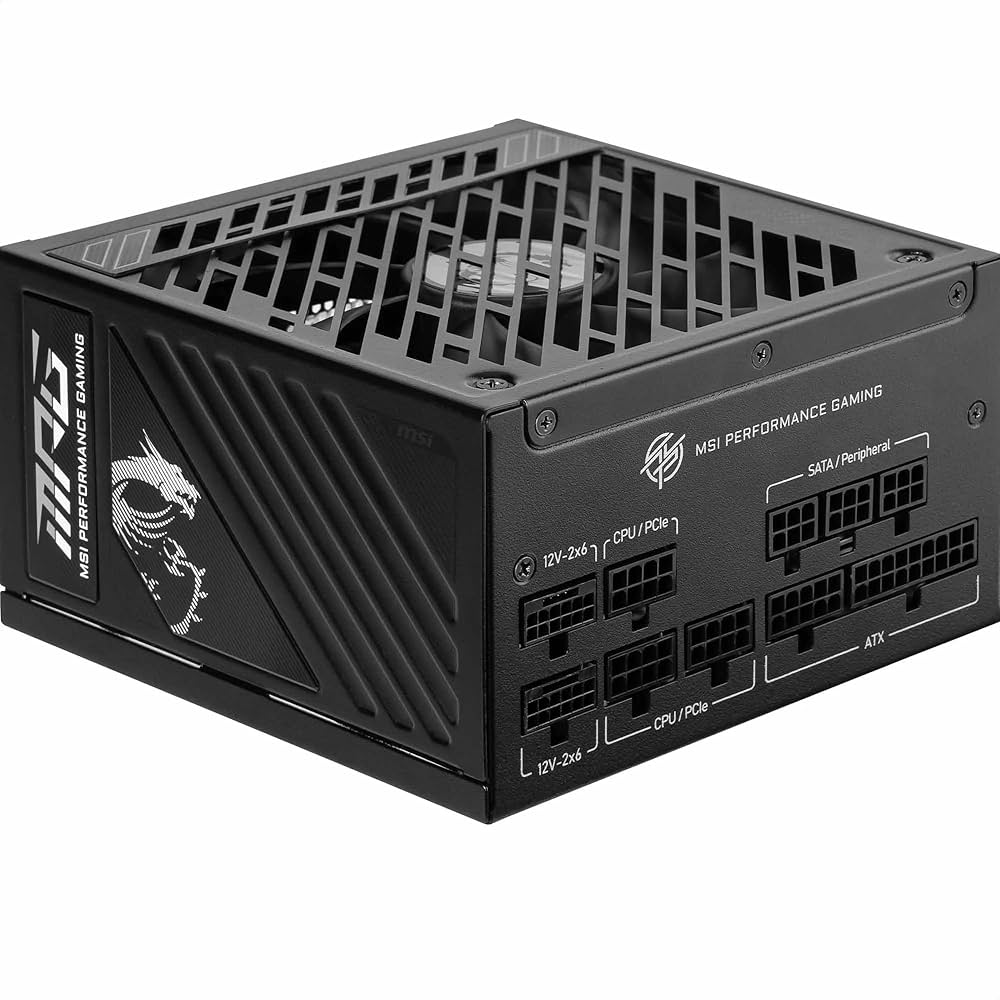 Amazon | MSI MPG A1000GS PCIE5 PC電源ユニット 1000W ATX3.1/PCIe