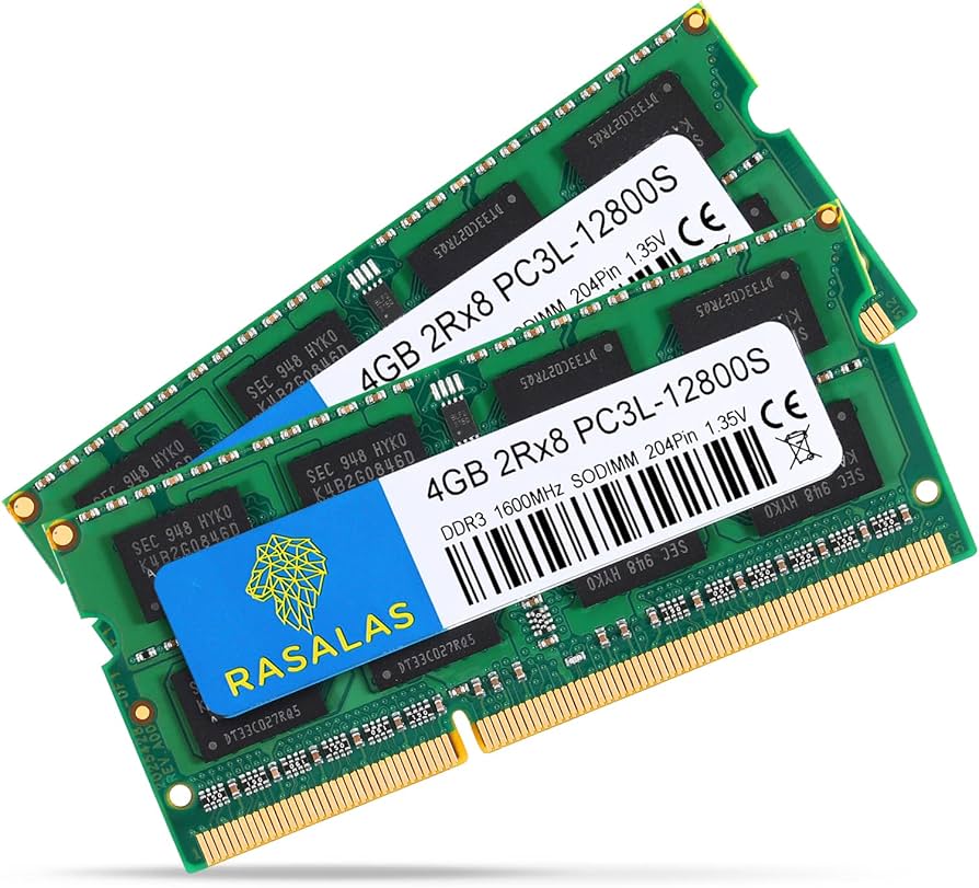 8GB (2X 4GB) PC3L-12800S DDR3L 1600MHz 4GB RAM DDR3L PC3L-12800S