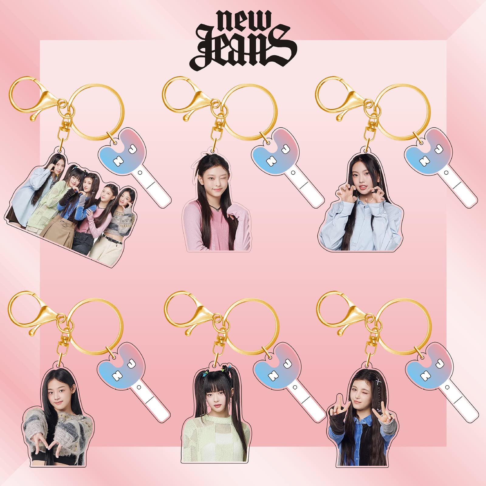 Amazon.co.jp: PANHUI NewJeans アクリルキーホルダー キーホルダー