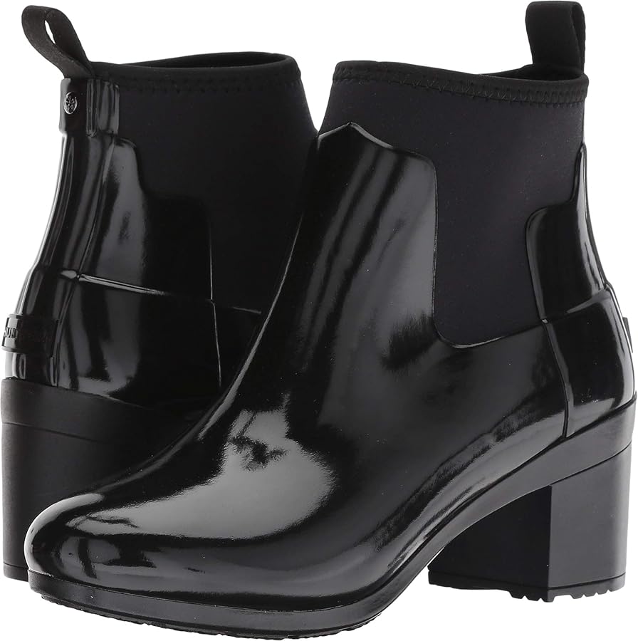 Amazon.co.jp: [Hunter] REFINED MID HEEL GLOSS : ファッション