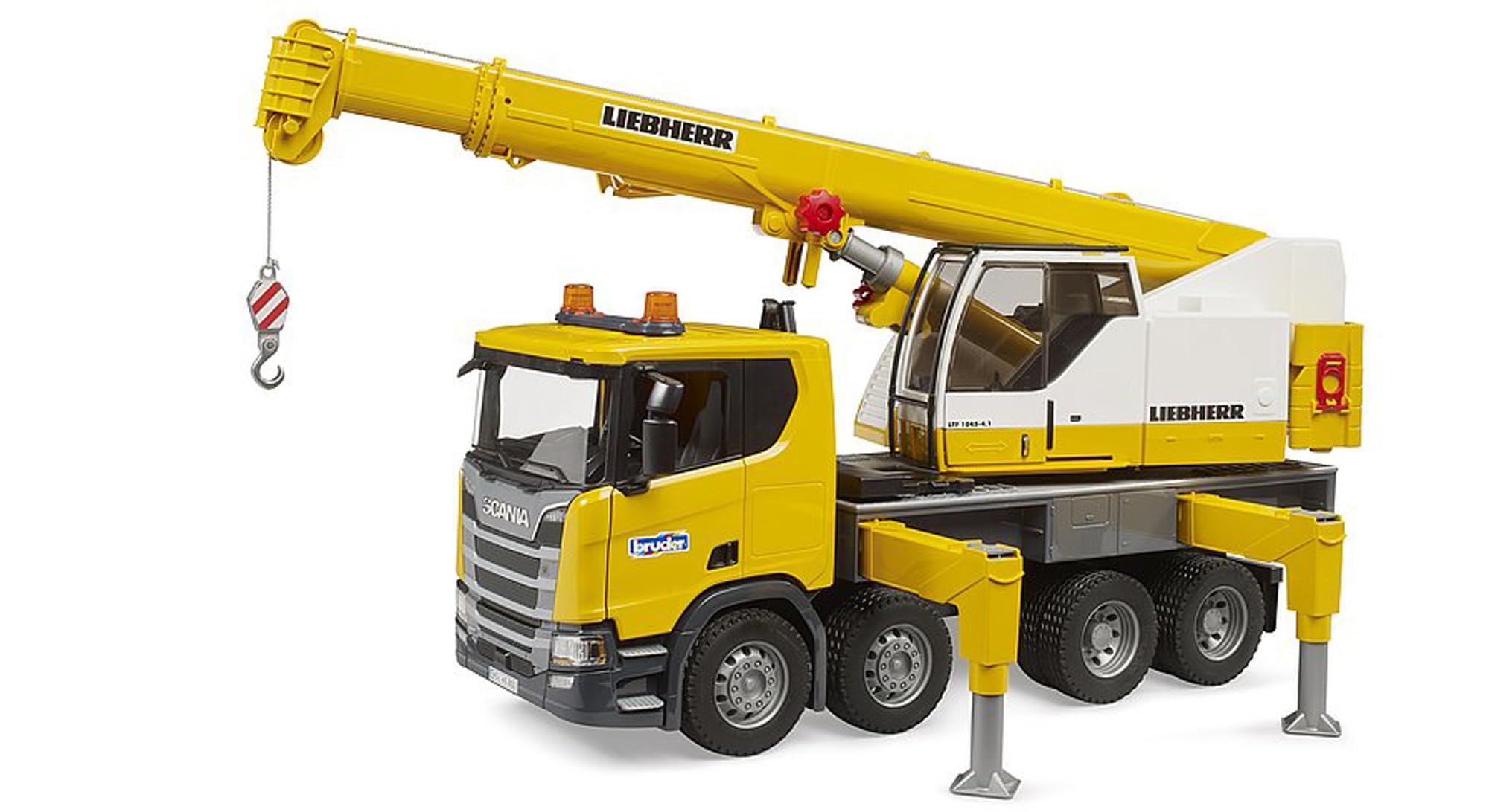 Amazon.com: Bruder 03571 Scania Super 560R Liebherr Crane Truck w