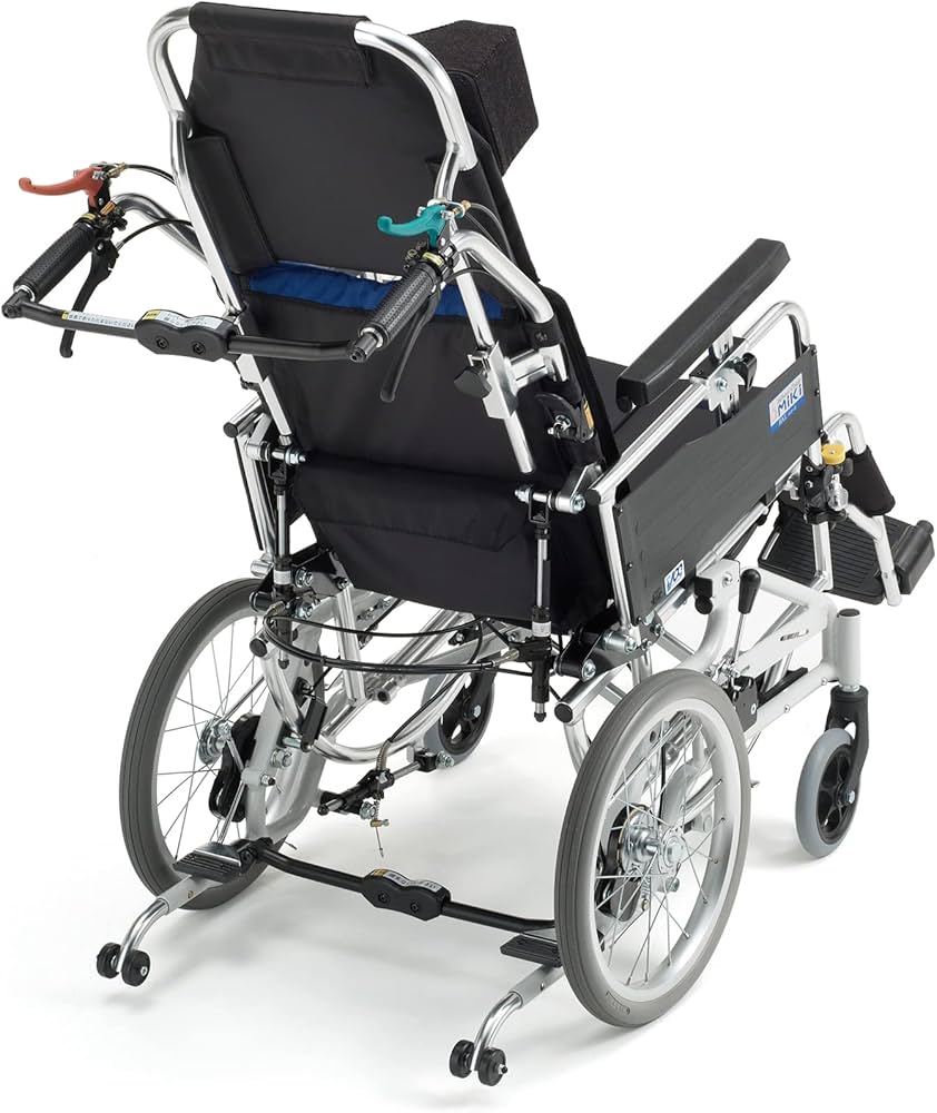 Amazon | ミキ BAL-12 ティルト&リクライニング介助型車いす ブルー(A