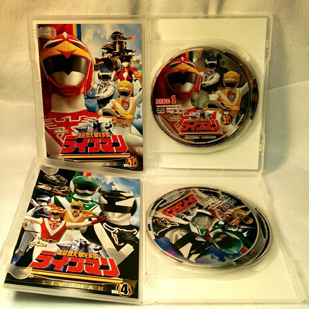 Amazon.co.jp: スーパー戦隊シリーズ 超獣戦隊ライブマン 全5巻セット