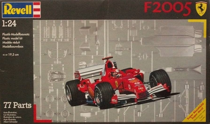 Amazon.co.jp: 1/24 フェラーリ F2005 (F1) 07244 : おもちゃ
