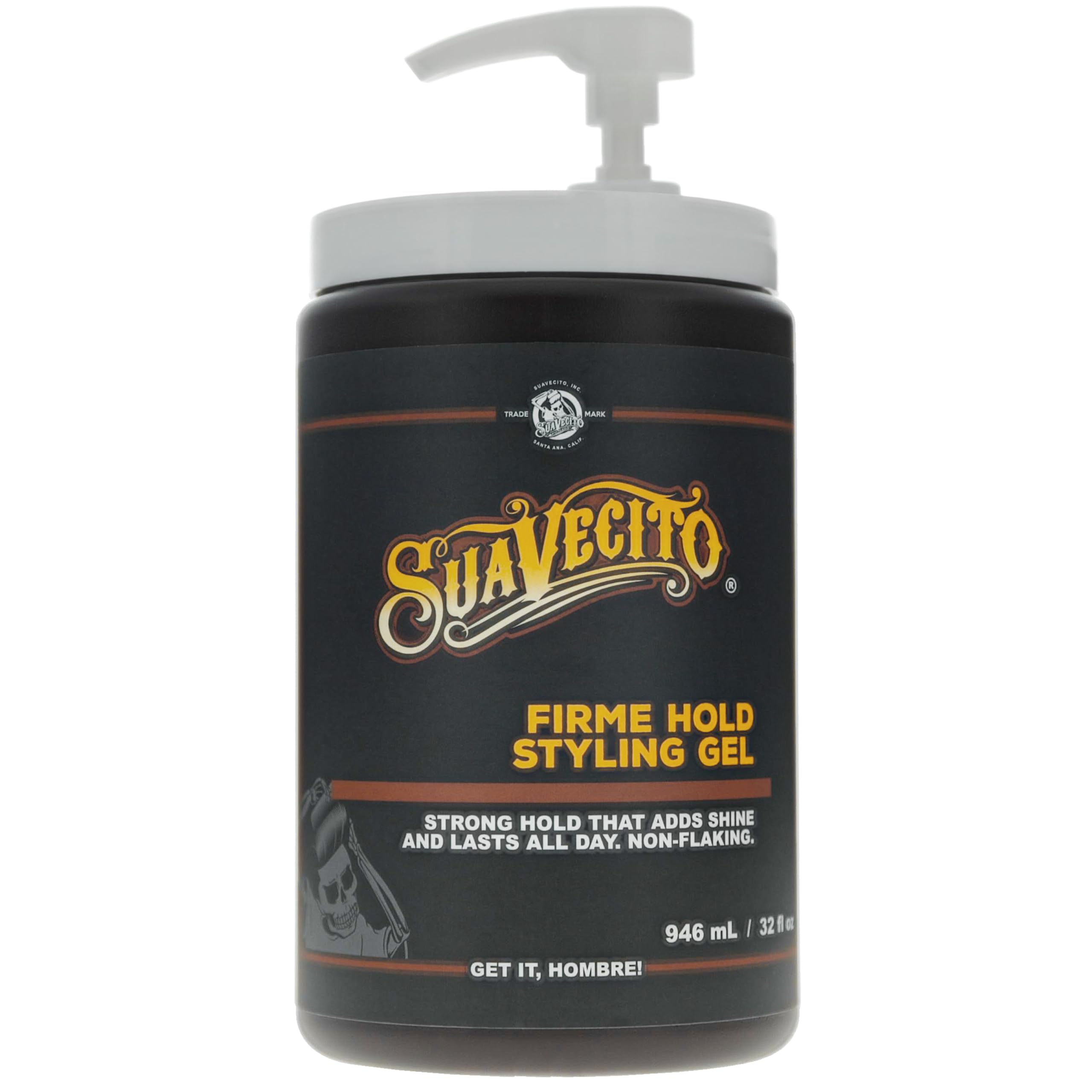 Amazon.com: Suavecito Firme (Strong) Hold Styling Hair Gel 32 oz