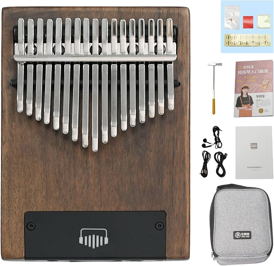 Amazon | April Yang カリンバ17キー 親指ピアノ楽器 国際標準のCキー