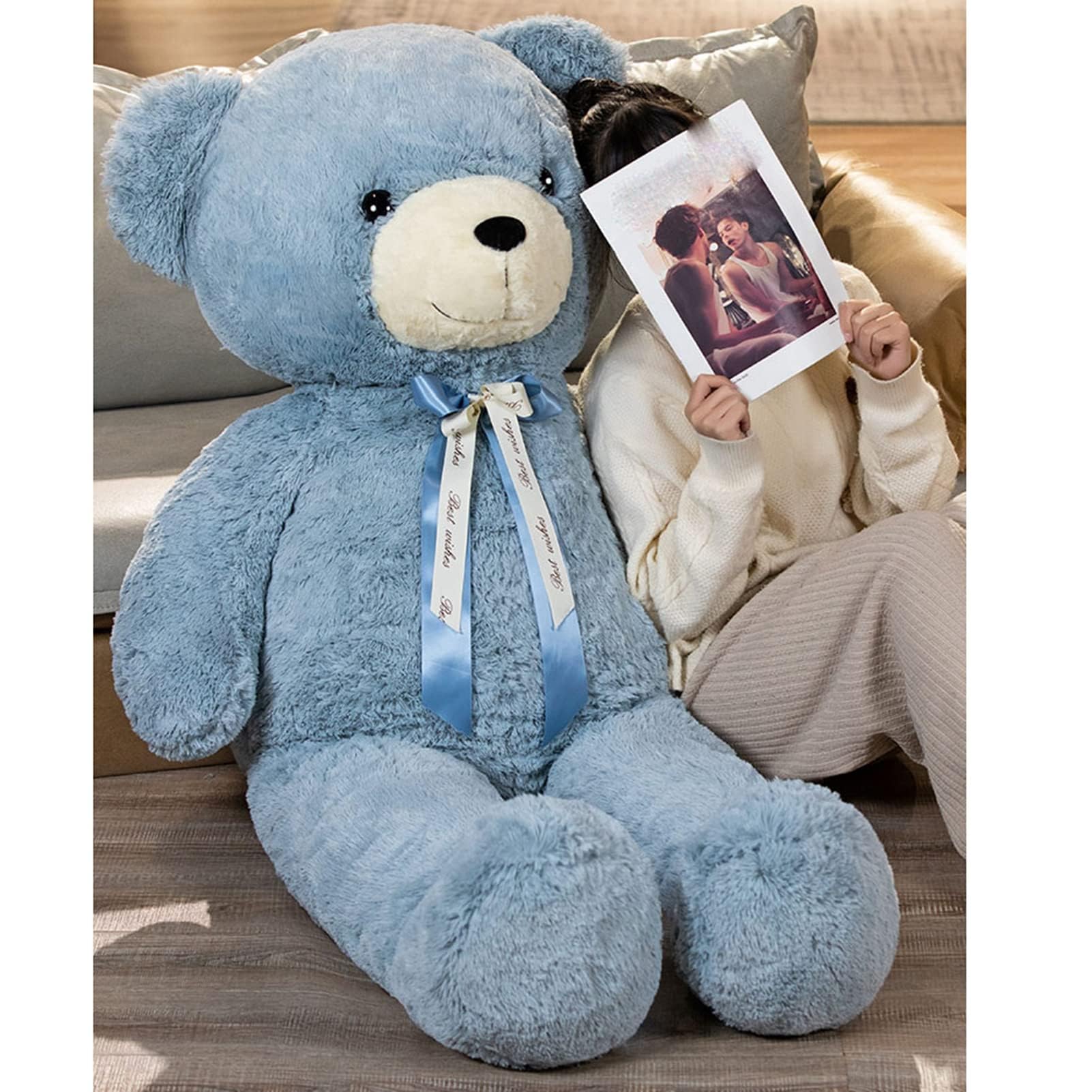 Amazon｜ぬいぐるみ 熊 クマ 抱きまくら クリスマス お誕生日