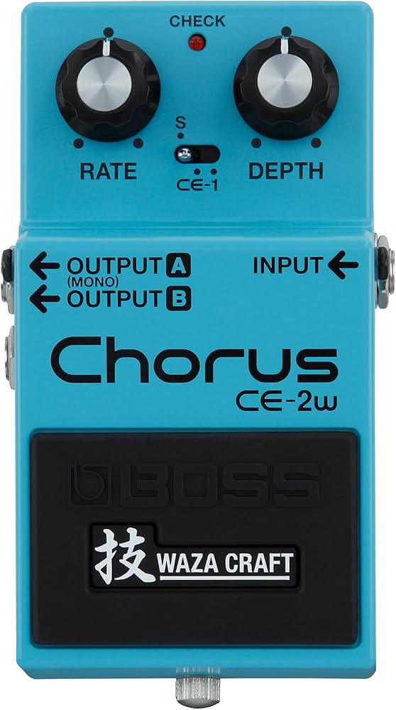 Amazon.com: BOSS CE-2W Chorus | Premium Waza Craft Guitar Effect