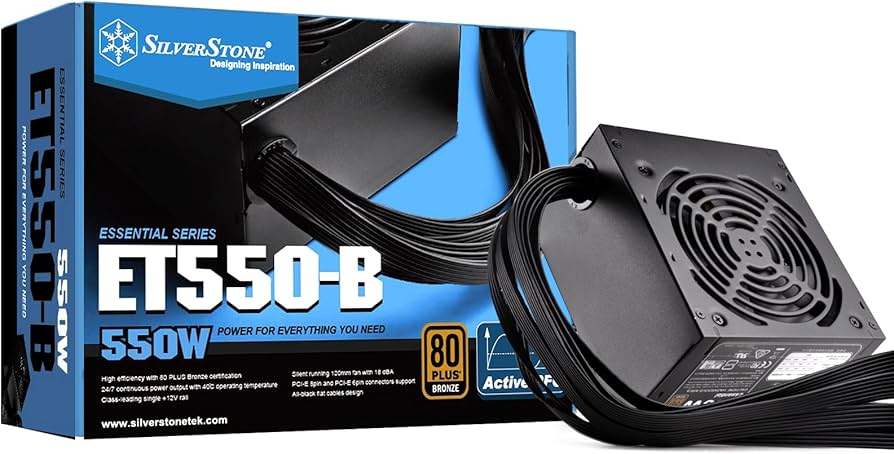 Amazon.com: Silverstone Technology 550 Watt 80 Plus Bronze ATX PSU