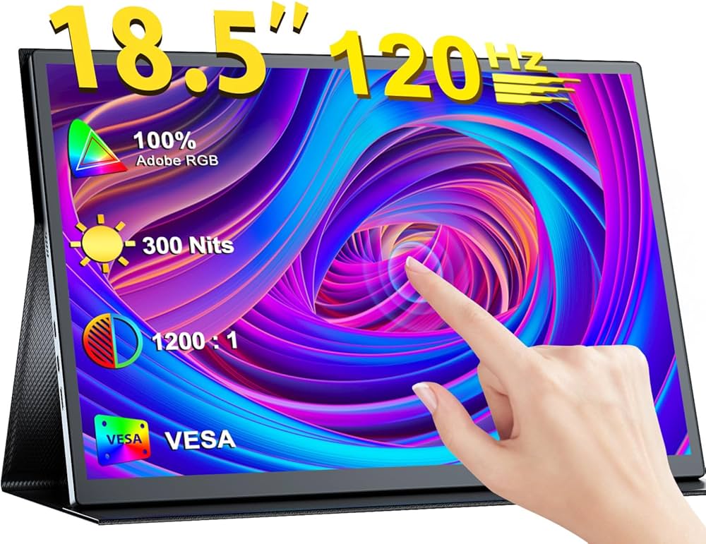 Amazon.co.jp: EVICIV モバイルモニター 18.5インチ 120Hz