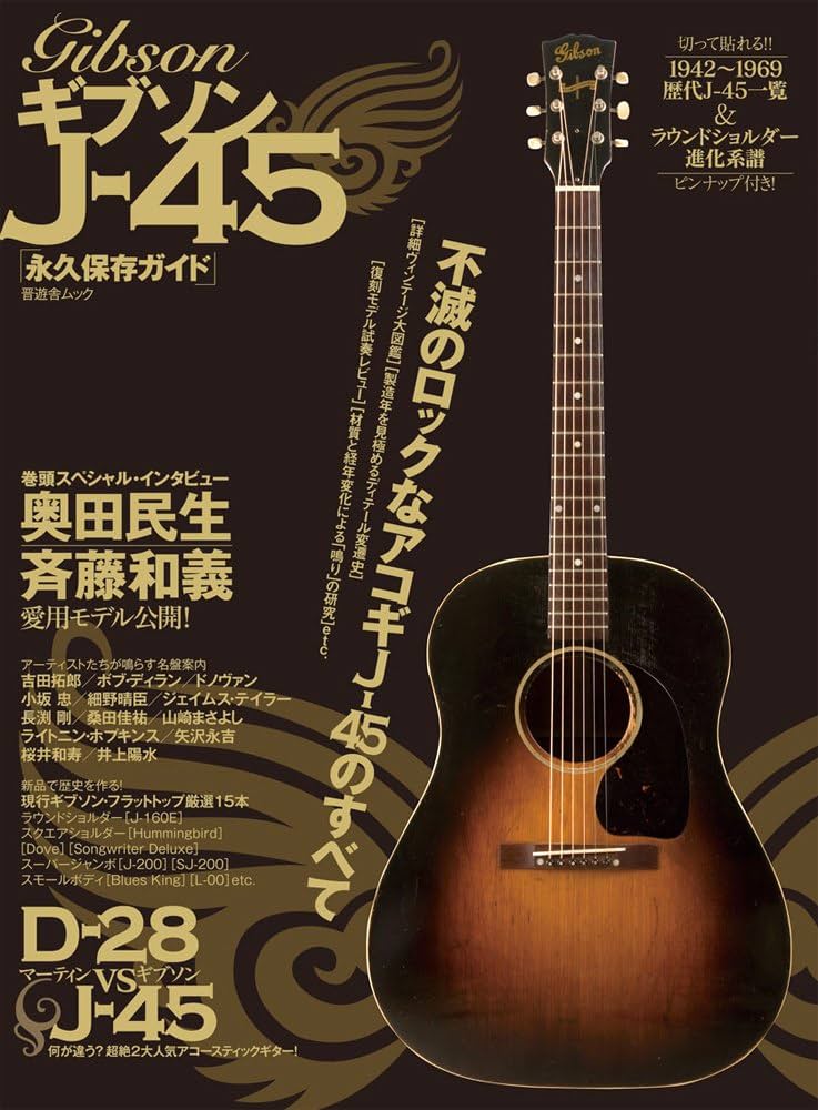 Amazon.co.jp: ギブソンJ-45永久保存ガイド (晋遊舎ムック) : 本
