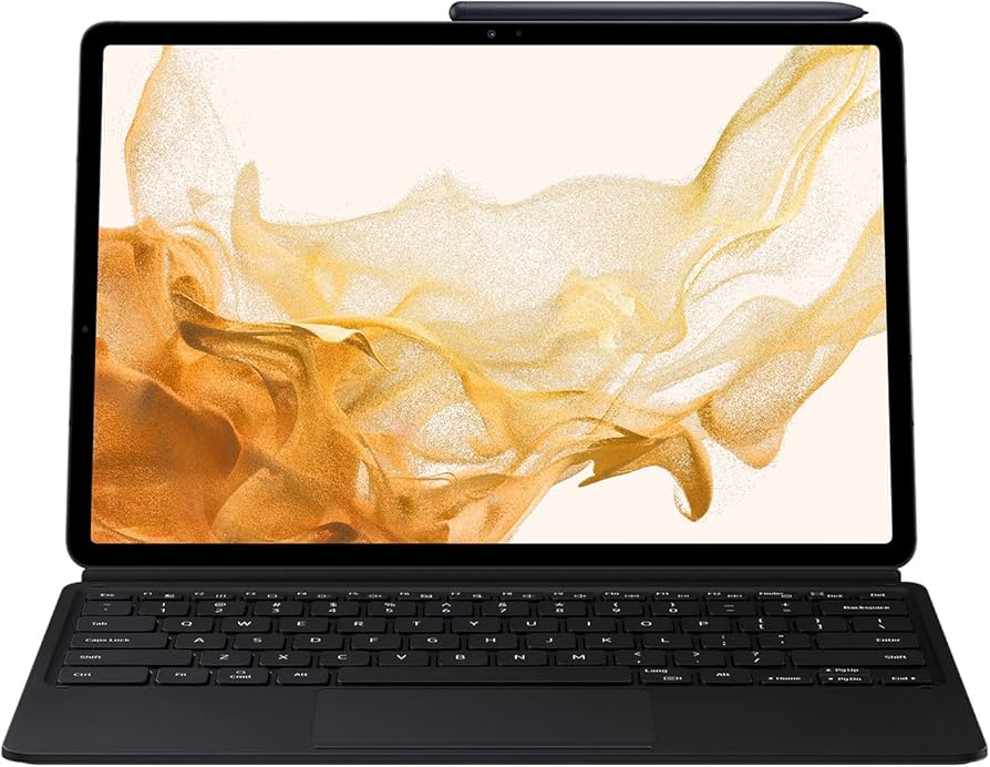 Amazon.co.jp: Galaxy Tab S8+ Book Cover Keyboard｜ブラック