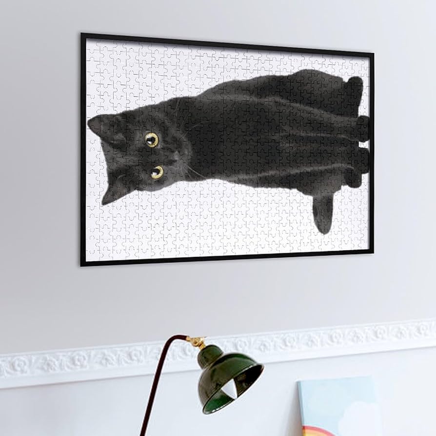 黒猫 シビックタイプR ジグソーパズル2個セット 黒猫 シビックタイプR