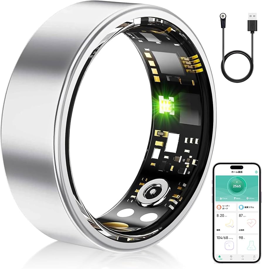 Amazon.co.jp: スマートリング 健康管理【2025年新登場・カメラ制御