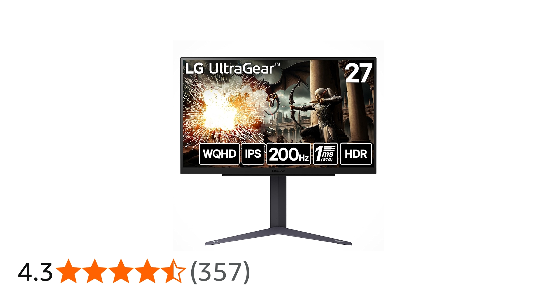 Amazon.co.jp: LG ゲーミングモニター LG UltraGear 27GS75Q-B 27.0
