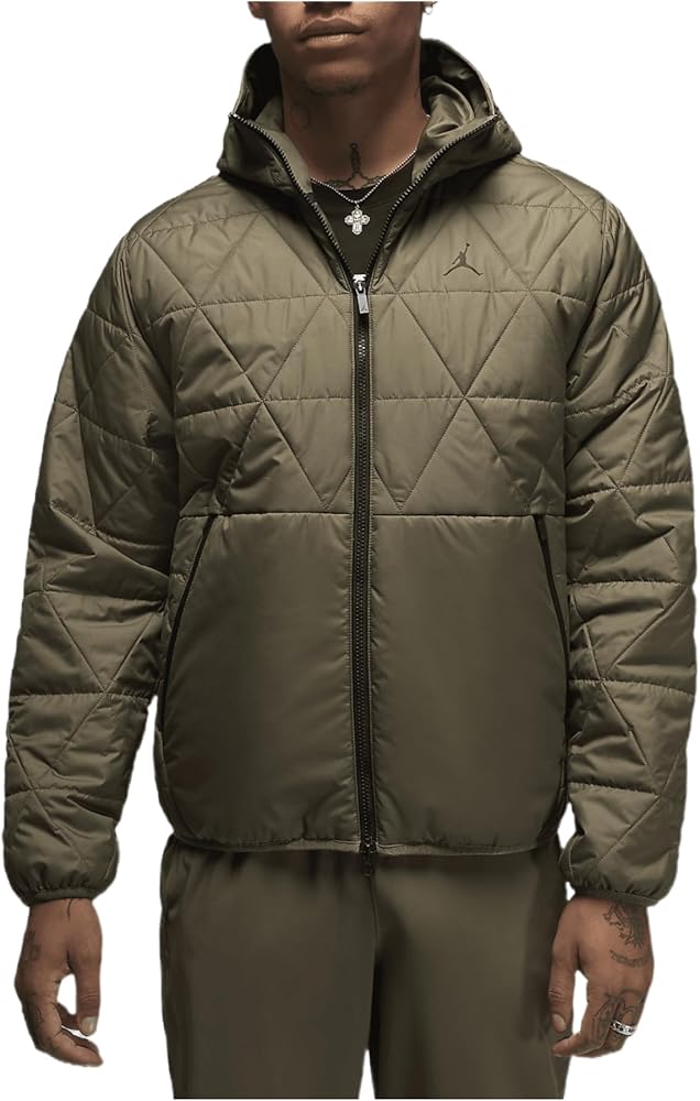Amazon.com: Jordan Sport Men's Therma-FIT Jacket (Medium Olive
