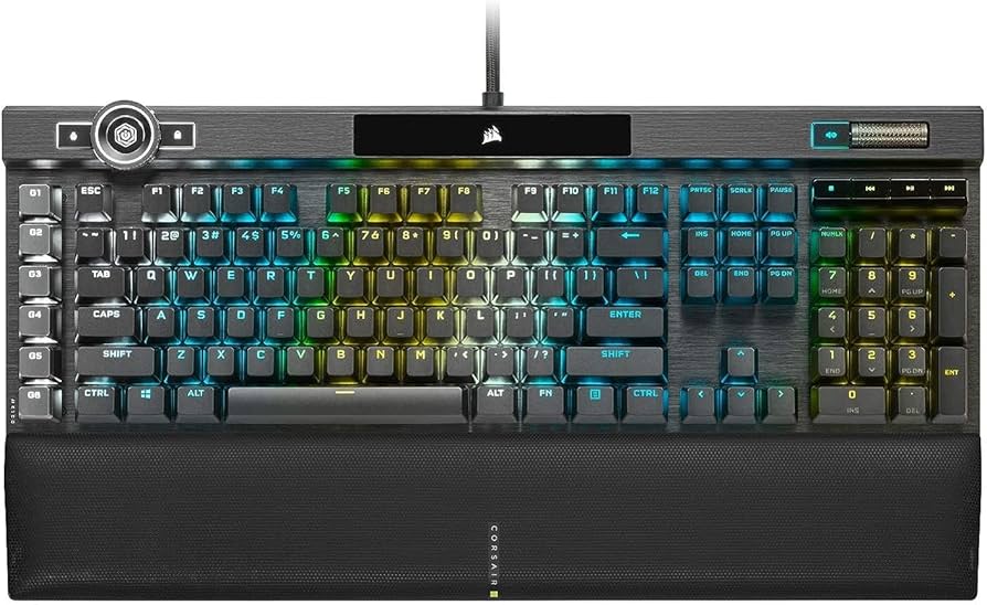 Amazon.com: Corsair K100 RGB Optical-Mechanical Wired Gaming
