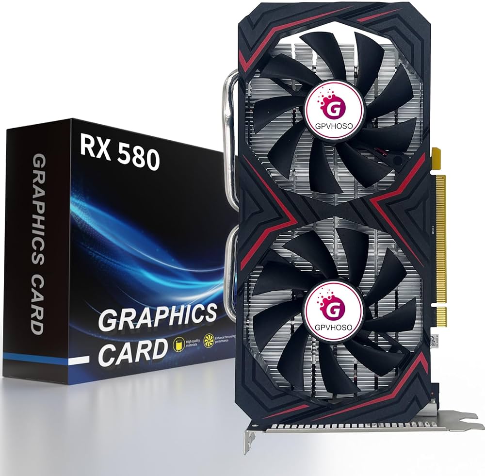 Amazon | AMD RX 580 8GB グラフィックスカード 2048SP 1284MHz GDDR5