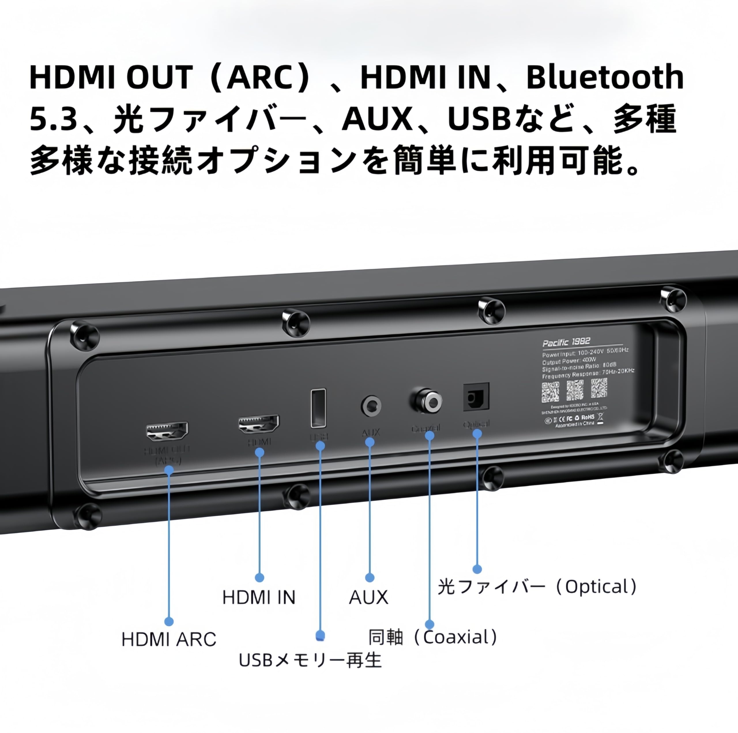 Amazon.co.jp: XDOBO Dolby Atmos 7.1.4 アップファイアリング