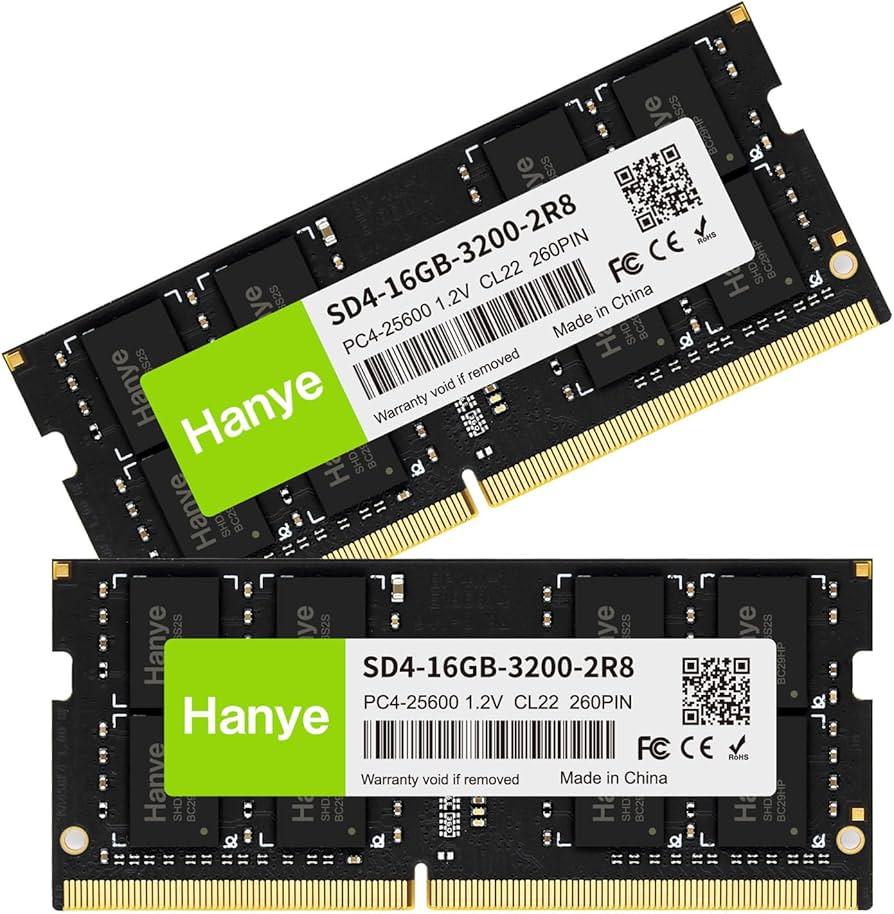 Amazon.co.jp: ノートPC用メモリ PC4-25600(DDR4-3200) 32GB(16GBx2枚