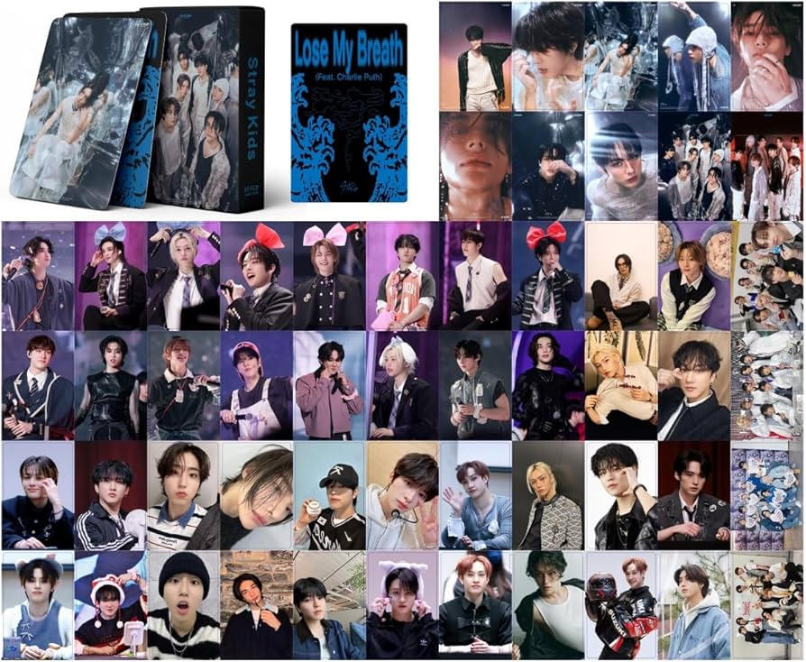 SKLTN 55Pcs Stray Kids Lomo Photocards Lose My Breath - 5.5 x 8.5