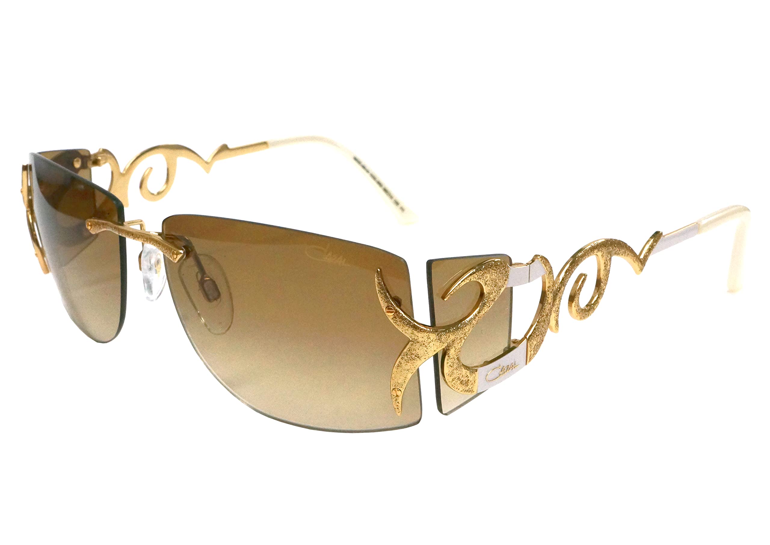 Amazon | [カザール] サングラス 9019 ゴールド 56 | サングラス 通販