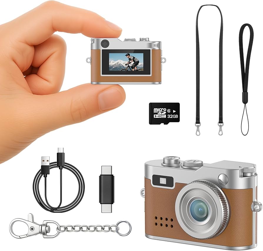 Amazon.com : Mini Retro Camera with 1080P Video, 12MP Photos