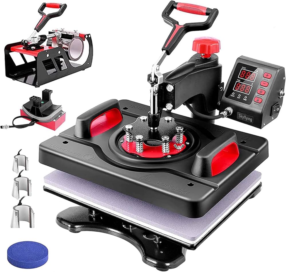 Amazon.co.jp: ヒートプレスマシンコンボ 「8in1」 熱転写プレス