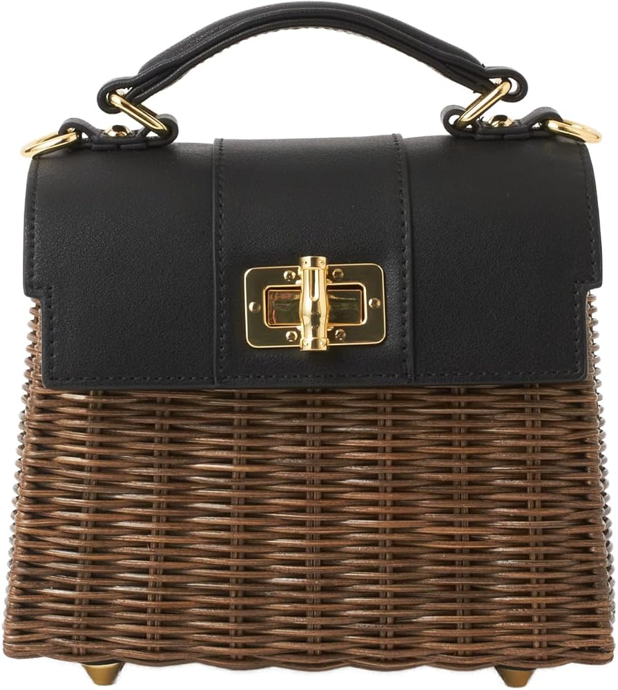 Amazon | [ダイアナ] カゴバッグ 黒 ブラック 182464400001 | DIANA